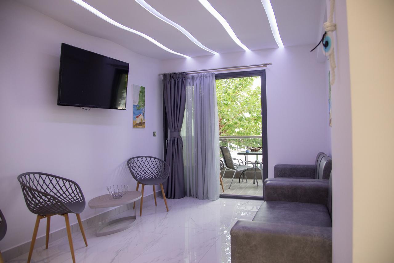 Amalia Rooms Sea View Nea Vrasna Exterior photo